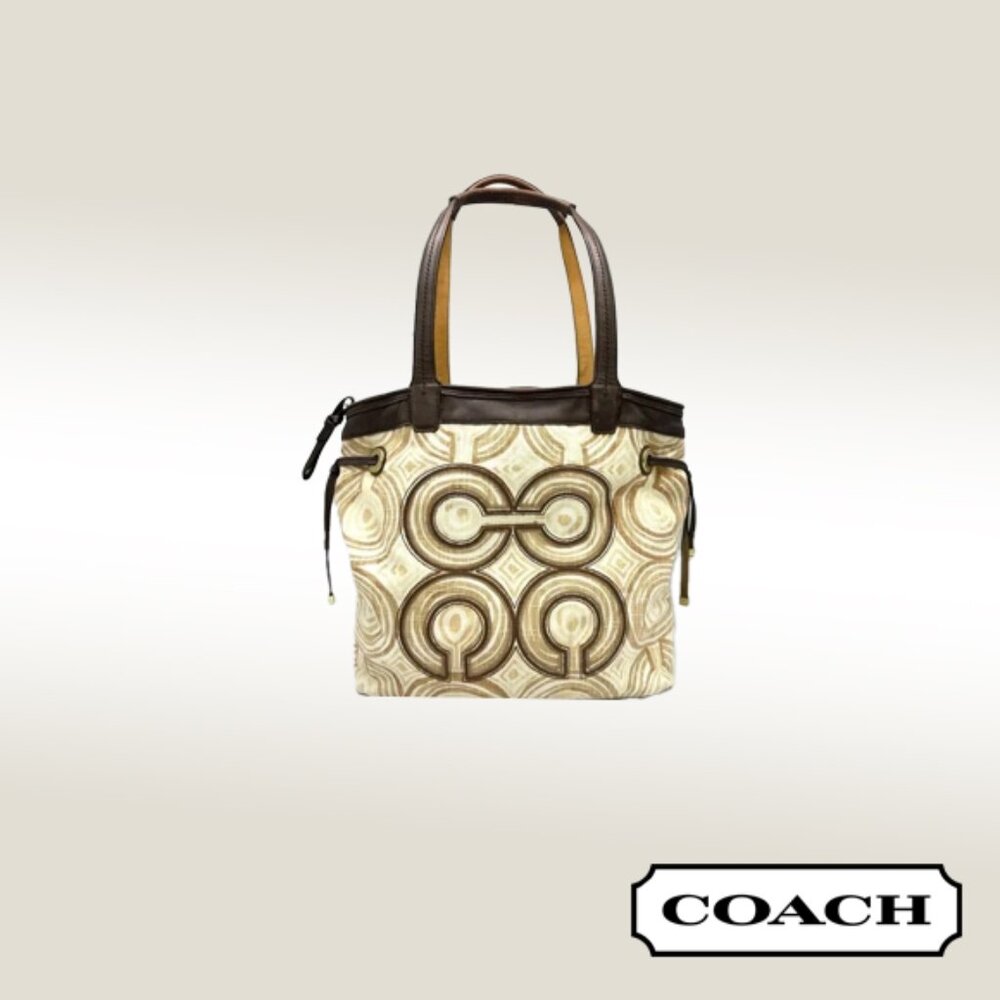 Coach Audrey Op Art Swirl Leigh Slim Tote –  * Clearance Rack*